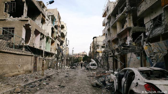 Syrien Angriffe auf Ost-Ghuta (Reuters/B. Khabieh)
