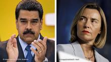 Kombibild Maduro und Mogherini