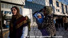 Griechenland Flughafen Flüchtlinge