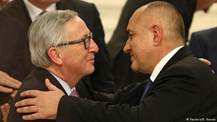 Bulgarien Juncker und Borissov in Sofia (Reuters/S. Nenov)
