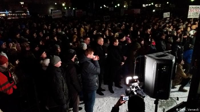 Slowakei Trauer um ermordeten Journalisten Jan Kuciak | Andrej Kiska, Präsident (DW/K. Verseck)
