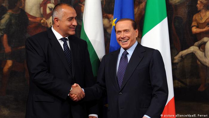 Борисов и Берлускони през май 2010
