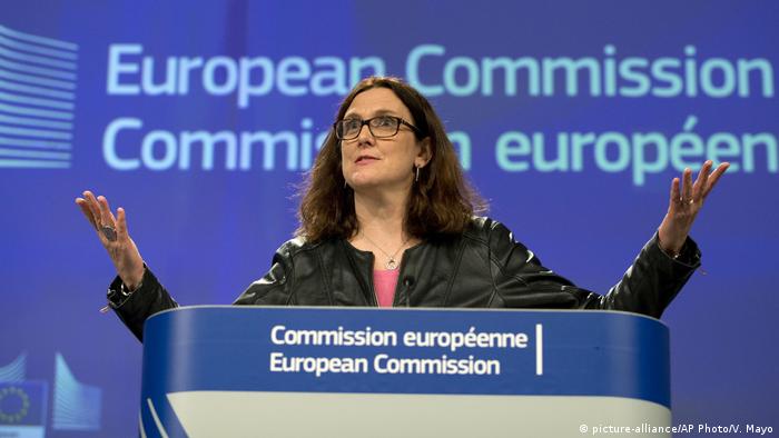  Cecilia Malmström, comisaria de Comercio de la Unión Europea