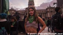 Demonstration für legale und sichere Abtreibung in Buenos Aires