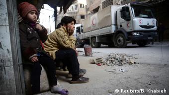 Syrien Krieg - Ostghuta bei Damaskus | Kinder (Reuters/B. Khabieh)