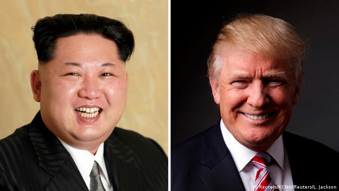 Bildkombo Kim Jong Un und Donald Trump (Reuters/KCNA//Reuters/L. Jackson)