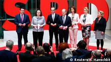 Berlin Nahles und Scholz stellen SPD-Minister vor