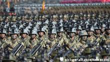 Nordkorea Militärparade in Pyeongchang