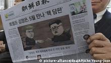 Südkorea | Zeitungsleser - Treffen von Trump und Kim geplant