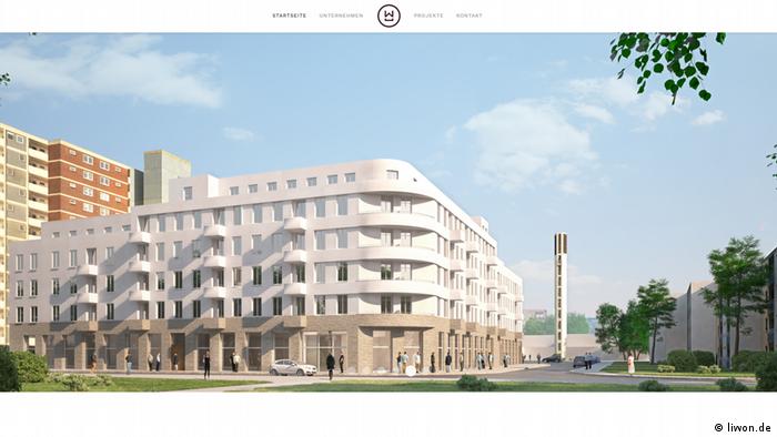 Скриншот проекта жилого комплекс на 115 квартир, который планирует построить Liwon Real Estate GmbH в Хильдене до конца 2019 года