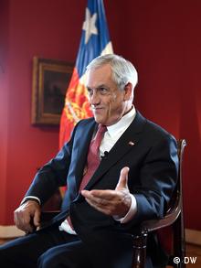 Chile Präsident Sebastián Piñera (DW)