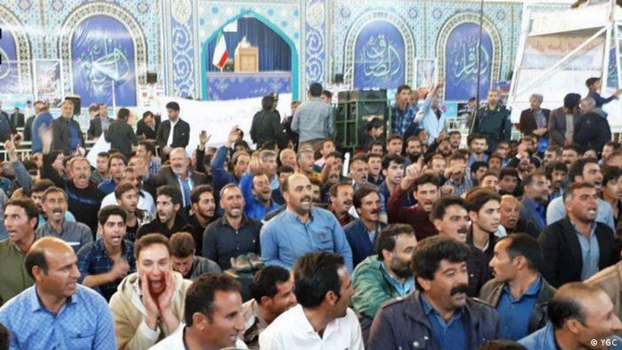 Protest der Bauern wegen Wassermangel in Freitagsgebet in Isfahan (YGC)