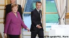 Frankreich Treffen Angela Merkel & Emmanuel Macron in Paris