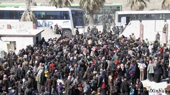 Syrien Flüchtlinge aus Ost-Ghuta (Imago/Xinhua)