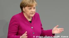 Bundestag - Angela Merkel gibt Regierungserklärung ab