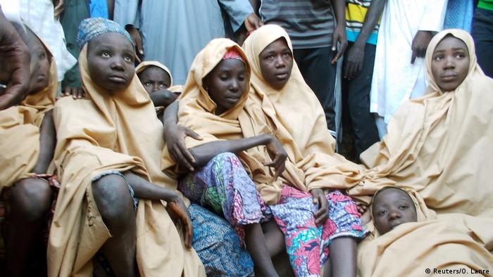 Estas niñas que habían sido secuestradas por Boko Haram fueron liberadas.