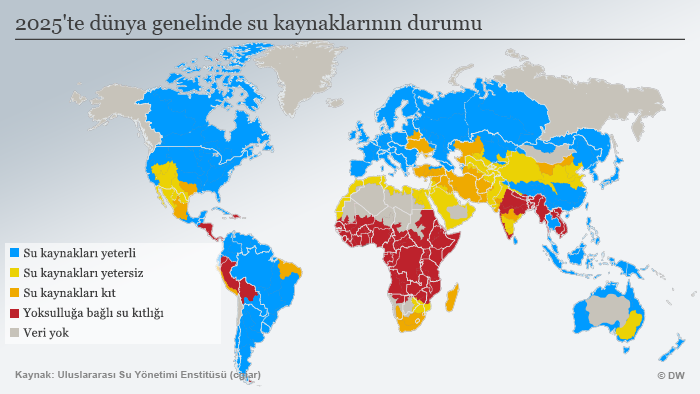 Infografik Wasserknappheit global weltweit TUR