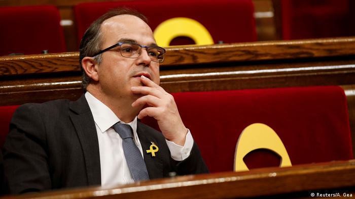 Katalonien Parlamentssitzung Amtseinsetzung Turull (Reuters/A. Gea)