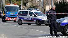 Frankreich Trebes - Polizeiaufgebot nahe Geiselnahme in Supermarkt