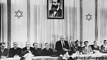 Gründung des Staates Israel 1948 Premierminister Ben-Gurion