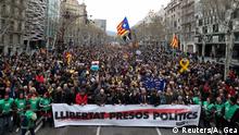 Spanien Barcelona Demonstration nach Inhaftierung von Puigdemont