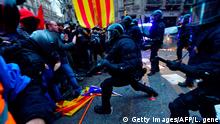Barcelona Protest Puigdemont Verhaftung