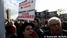 Großbritannien London Protest gegen Antisemitismus