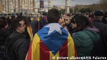 Barcelona Protest Inhaftierung Puigdemont 