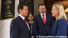 Mexiko City Treffen Pena Nieto Kirstjen Nielsen