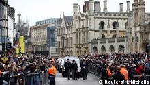 UK Abschied von Stephen Hawking - Trauerfeier in Cambridge