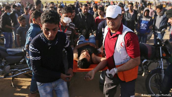Israel Palästina | Proteste am Tag der Trauer | Gaza (Reuters/I. Abu Mustafa)