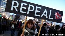 Irland - Proteste gegen Abtreibungsverbot