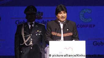 Peru Amerika-Gipfel in Lima - Evo Morales (picture-alliance/Xinhua/dpa/X. Rui)