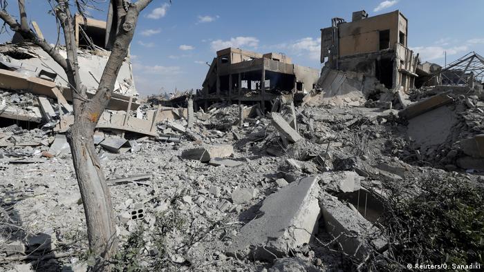 Syrien Krieg - Damaskus nach Angriff durch die USA, Frankreich & Großbritannien | Scientific Research Centre (Reuters/O. Sanadiki)