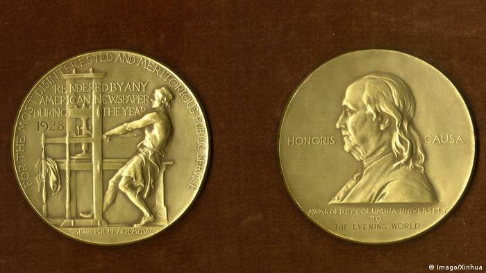 Pulitzer Preis Medaille (Imago/Xinhua)