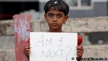 Indien Kochi Protest gegen Vergewaltigung