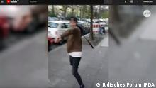 Screenshot Youtube Antisemitischer Angriff in Berlin