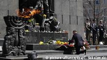 Polen 75. Jahrestag - Aufstand im Warschauer Ghetto Andrzej Duda