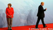 Bundeskanzlerin Merkel mit US-Präsident Trump