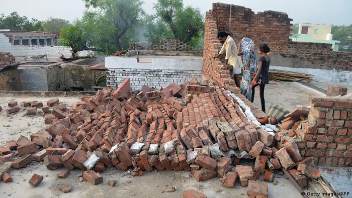 Storm damage in Agra, Uttar Pradesh, India (Getty Images/AFP)
