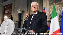 Italien Staatschef Mattarella will neutrale Regierung