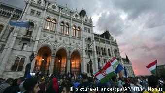 Proteste la Budapesta împotriva guvernului Orban (mai 2018)