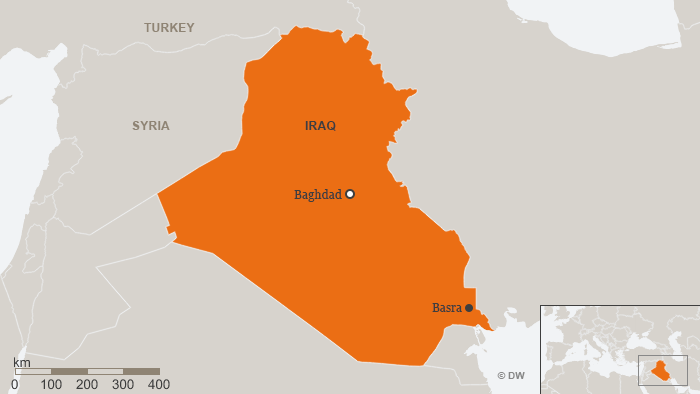 Karte Irak Basra ENG