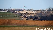 Proteste im Gazastreifen an der Grenze zu Israel