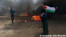 Proteste im Gazastreifen an der Grenze zu Israel