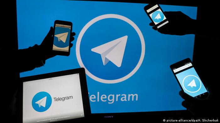 Russland blockiert blockiert Telegram Messenger App (picture-alliance/dpa/A. Shcherbak)
