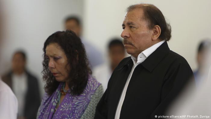 Nicaragua Nationaler Dialog Murillo Ortega (picture-alliance/AP Photo/A. Zuniga)