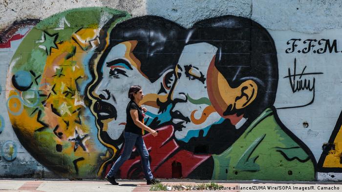 Venezuela Streetart in Caracas (picture-alliance/ZUMA Wire/SOPA Images/R. Camacho)