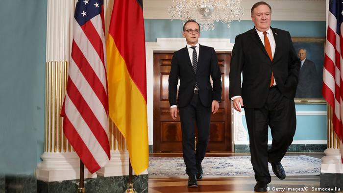 USA | Außeminister Maas und Pompeo (Getty Images/C. Somodevilla)