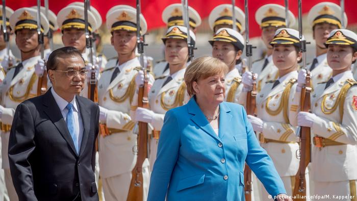 Angela Merkel y Li Keqiang en Pekín. (24.05.2018).